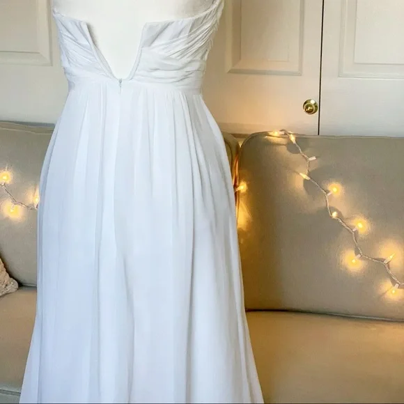 NWOT DB Studio Wedding Dress 4 NEW without tags! Zipper works! Beautiful dress! - Picture 5 of 10